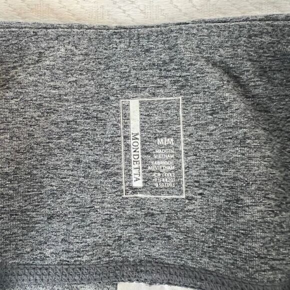 Mondetta Women's Medium Grey Vented Ankle Athletic Leggings Athleisure Stretch - Picture 3 of 10